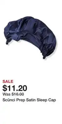 Ulta Beauty Scünci Prep Satin Sleep Cap offer