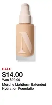 Ulta Beauty Morphe Lightform Extended Hydration Foundatio offer