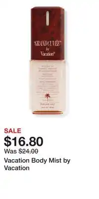 Ulta Beauty Vacation Body Mist by Vacation offer