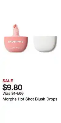 Ulta Beauty Morphe Hot Shot Blush Drops offer
