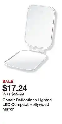 Ulta Beauty Conair Reflections Lighted LED Compact Hollywood Mirror offer