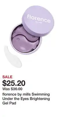 Ulta Beauty florence by mills Swimming Under the Eyes Brightening Gel Pad offer