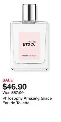 Ulta Beauty Philosophy Amazing Grace Eau de Toilette offer