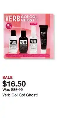 Ulta Beauty Verb Go! Go! Ghost! offer