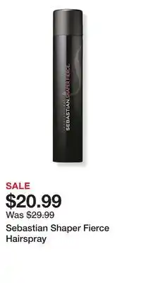 Ulta Beauty Sebastian Shaper Fierce Hairspray offer