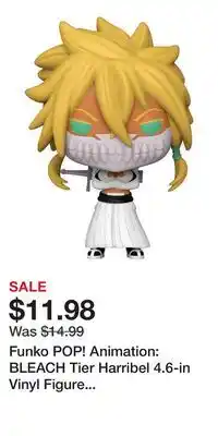 Game Stop Funko POP! Animation: BLEACH Tier Harribel 4.6-in Vinyl Figure GameStop Exclusive offer