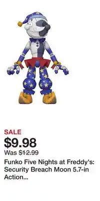 Game Stop Funko Five Nights at Freddy's: Security Breach Moon 5.7-in Action Figure offer