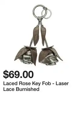 Belk Laced Rose Key Fob - Laser Lace Burnished offer