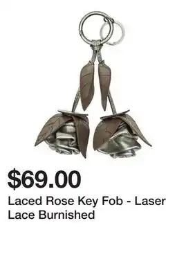 Belk Laced Rose Key Fob - Laser Lace Burnished offer