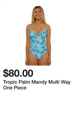Belk Tropic Palm Mandy Multi Way One Piece offer