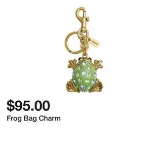 Belk Frog Bag Charm offer