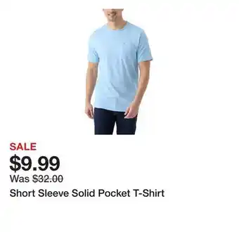 Belk Short Sleeve Solid Pocket T-Shirt offer