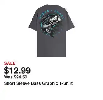 Belk Short Sleeve Bass Graphic T-Shirt offer