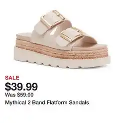 Belk Mythical 2 Band Flatform Sandals offer