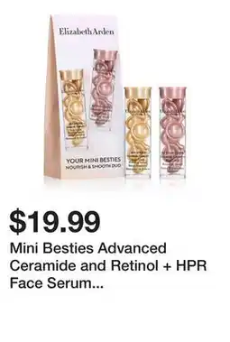 Belk Mini Besties Advanced Ceramide and Retinol + HPR Face Serum Capsules Set offer