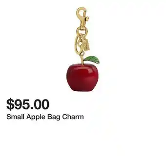 Belk Small Apple Bag Charm offer