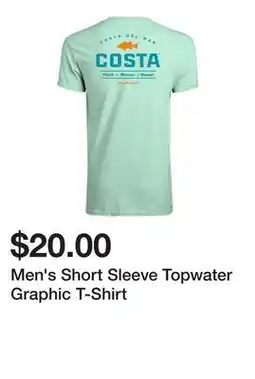 Belk Men's Short Sleeve Topwater Graphic T-Shirt offer