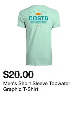 Belk Men's Short Sleeve Topwater Graphic T-Shirt offer
