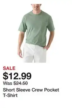Belk Short Sleeve Crew Pocket T-Shirt offer