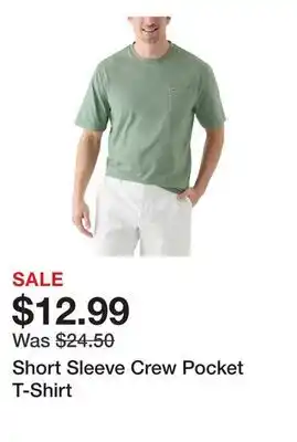 Belk Short Sleeve Crew Pocket T-Shirt offer