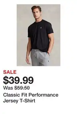 Belk Classic Fit Performance Jersey T-Shirt offer