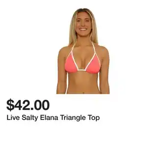 Belk Live Salty Elana Triangle Top offer