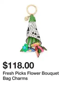 Belk Fresh Picks Flower Bouquet Bag Charms offer