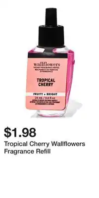 Bath & Body Works Tropical Cherry Wallflowers Fragrance Refill offer