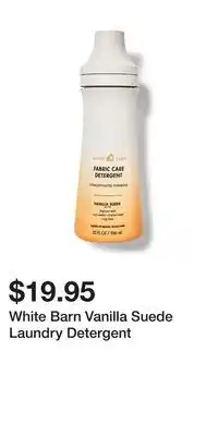Bath & Body Works White Barn Vanilla Suede Laundry Detergent offer