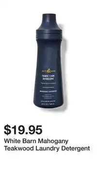 Bath & Body Works White Barn Mahogany Teakwood Laundry Detergent offer