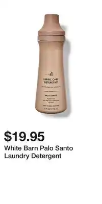 Bath & Body Works White Barn Palo Santo Laundry Detergent offer