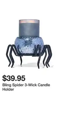 Bath & Body Works Bling Spider 3-Wick Candle Holder offer