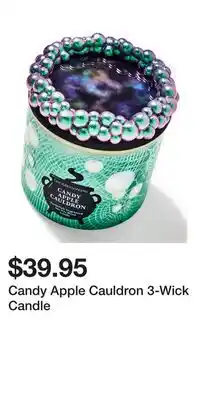 Bath & Body Works Candy Apple Cauldron 3-Wick Candle offer