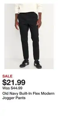 Old Navy Old Navy Built-In Flex Modern Jogger Pants offer