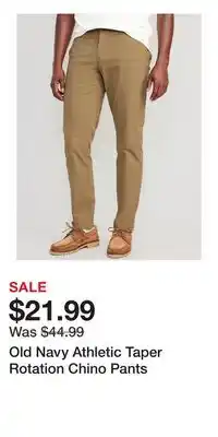 Old Navy Old Navy Athletic Taper Rotation Chino Pants offer