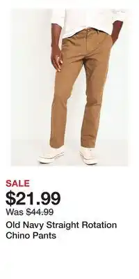 Old Navy Old Navy Straight Rotation Chino Pants offer