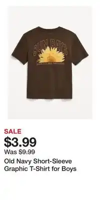 Old Navy Old Navy Short-Sleeve Graphic T-Shirt for Boys offer