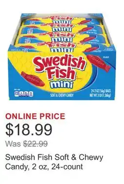 Costco Swedish Fish Soft & Chewy Candy, 2 oz, 24-count offer