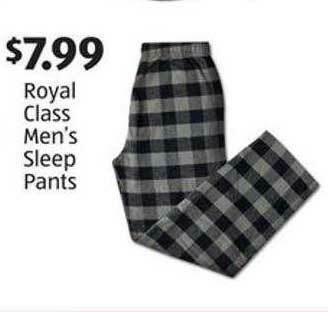 Aldi Royal Class Men's Sleep Pants offer