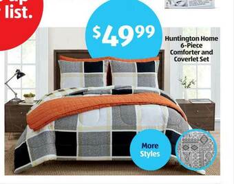 Aldi Huntington Home 6-piece Comforter And Coverlet Set offer