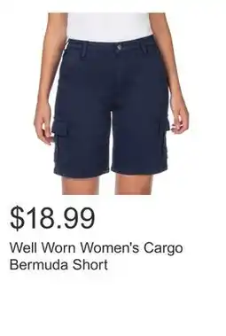 Costco Well Worn Women's Cargo Bermuda Short offer