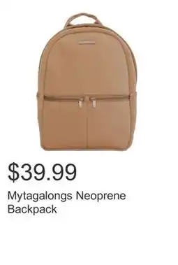 Costco Mytagalongs Neoprene Backpack offer