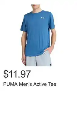 Costco PUMA Men's Active Tee offer