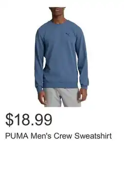 Costco PUMA Men's Crew Sweatshirt offer
