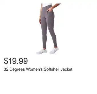 Costco 32 Degrees Women's Softshell Jacket offer