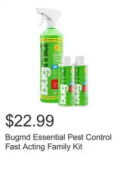 Costco Bugmd Essential Pest Control Fast Acting Family Kit offer