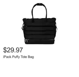 Costco iPack Puffy Tote Bag offer