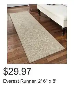 Costco Everest Runner, 2' 6 x 8' offer