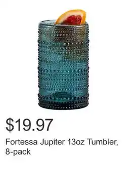 Costco Fortessa Jupiter 13oz Tumbler, 8-pack offer