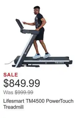 Costco Lifesmart TM4500 PowerTouch Treadmill offer